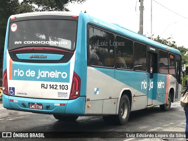 Expresso Rio de Janeiro RJ 142.103 na cidade de Niterói, Rio de Janeiro, Brasil, por Luiz Eduardo Lopes da Silva. Número da foto: #12335448.