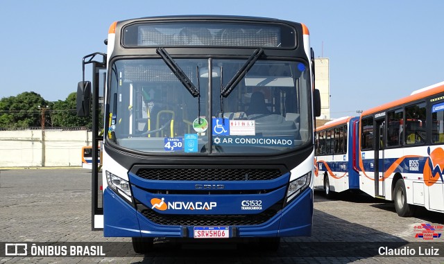 Viação Novacap C51532 na cidade de Rio de Janeiro, Rio de Janeiro, Brasil, por Claudio Luiz. Número da foto: #12336720.