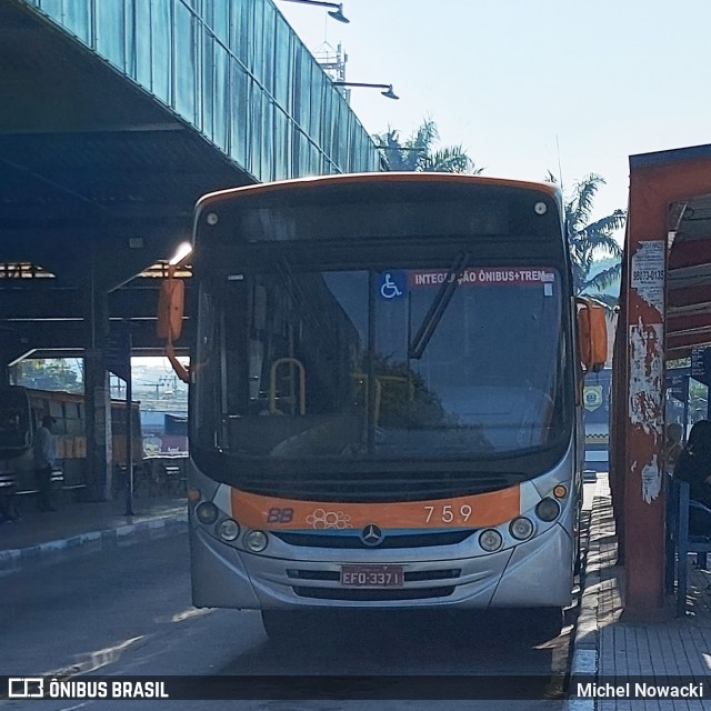 BB Transportes e Turismo 759 na cidade de Jandira, São Paulo, Brasil, por Michel Nowacki. Número da foto: #12338779.