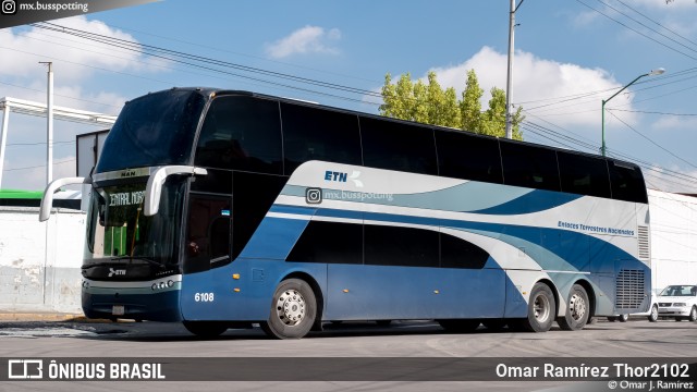 ETN - Enlaces Terrestres Nacionales 6108 na cidade de Gustavo A. Madero, Ciudad de México, México, por Omar Ramírez Thor2102. Número da foto: #12337137.