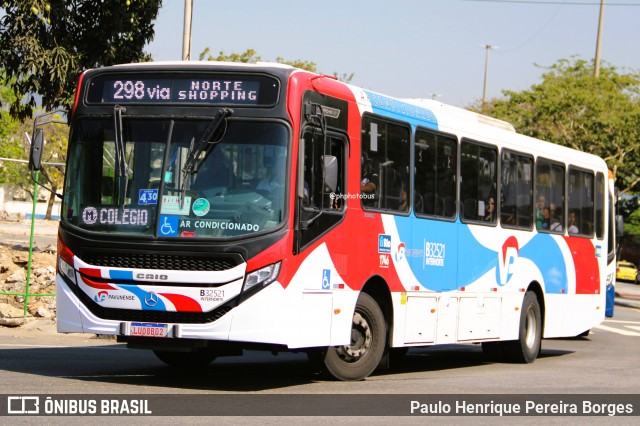 Viação Pavunense B32521 na cidade de Rio de Janeiro, Rio de Janeiro, Brasil, por Paulo Henrique Pereira Borges. Número da foto: #12339007.