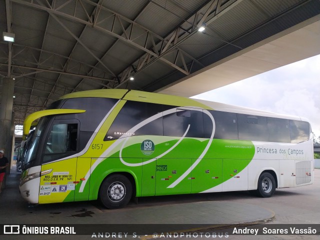 Expresso Princesa dos Campos 6157 na cidade de Curitiba, Paraná, Brasil, por Andrey  Soares Vassão. Número da foto: #12338166.