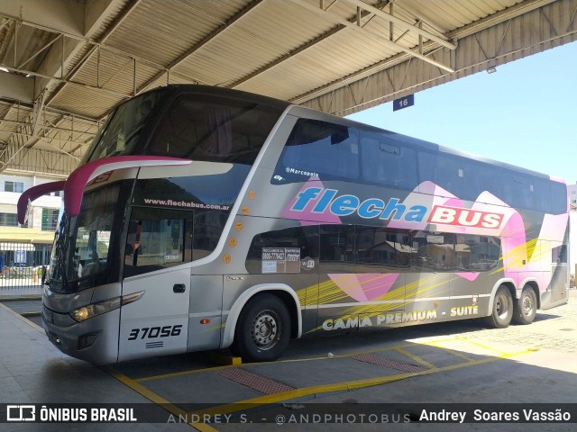 Flecha Bus 37056 na cidade de Balneário Camboriú, Santa Catarina, Brasil, por Andrey  Soares Vassão. Número da foto: #12338161.