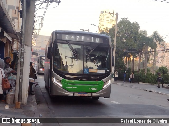 Viação Santa Brígida 1 1866 na cidade de São Paulo, São Paulo, Brasil, por Rafael Lopes de Oliveira. Número da foto: #12337200.