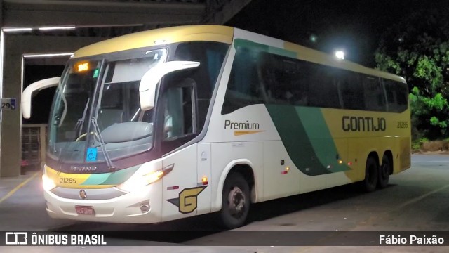 Empresa Gontijo de Transportes 21285 na cidade de Ribeirão Preto, São Paulo, Brasil, por Fábio Paixão. Número da foto: #12337364.