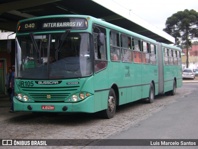 Auto Viação Água Verde JR105 na cidade de Curitiba, Paraná, Brasil, por Luis Marcelo Santos. Número da foto: #12337345.
