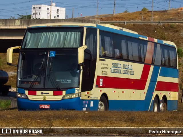 Transporte Coletivo Santa Maria 276 na cidade de Divinópolis, Minas Gerais, Brasil, por Pedro Henrique. Número da foto: #12337674.