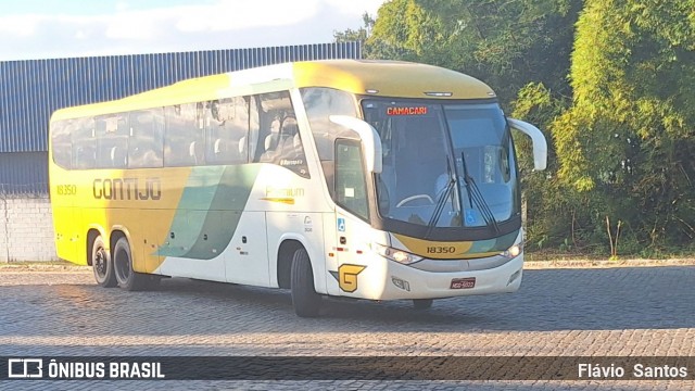 Empresa Gontijo de Transportes 18350 na cidade de Cruz das Almas, Bahia, Brasil, por Flávio  Santos. Número da foto: #12340167.