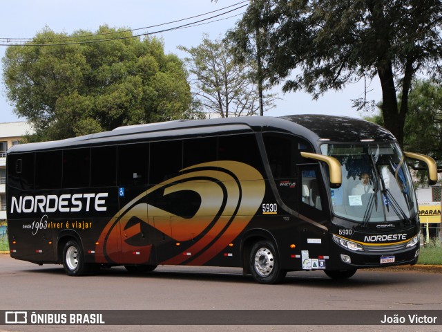 Expresso Nordeste 5930 na cidade de Cascavel, Paraná, Brasil, por João Victor. Número da foto: #12341729.