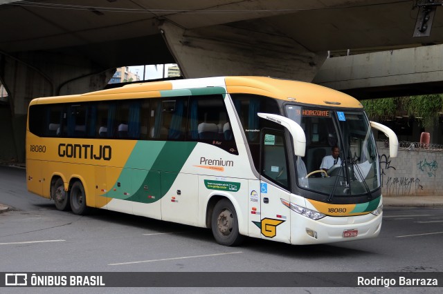 Empresa Gontijo de Transportes 18080 na cidade de Belo Horizonte, Minas Gerais, Brasil, por Rodrigo Barraza. Número da foto: #12340206.