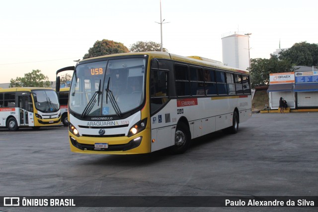 Viação Araguarina 3193 na cidade de Goiânia, Goiás, Brasil, por Paulo Alexandre da Silva. Número da foto: #12340572.