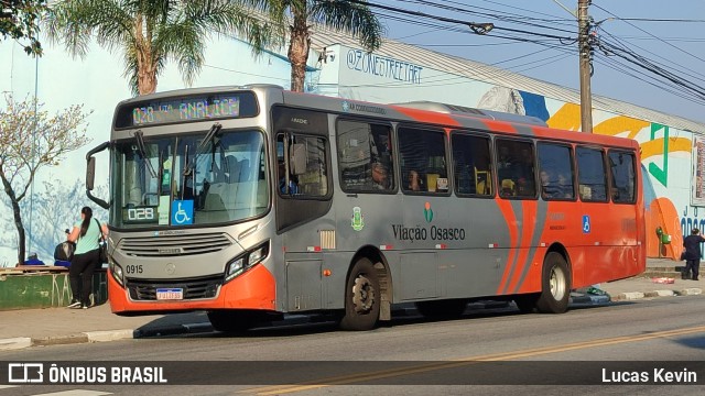 Viação Osasco 0915 na cidade de Osasco, São Paulo, Brasil, por Lucas Kevin. Número da foto: #12341456.