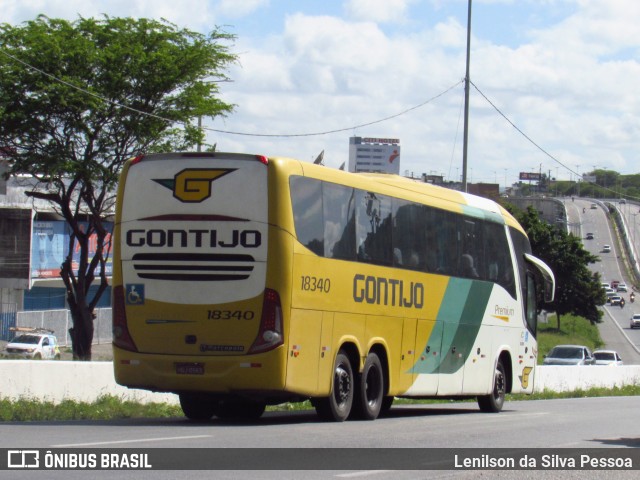 Empresa Gontijo de Transportes 18340 na cidade de Caruaru, Pernambuco, Brasil, por Lenilson da Silva Pessoa. Número da foto: #12340866.