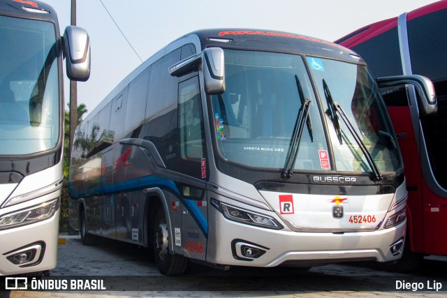 Viação Piracicabana 452406 na cidade de Joinville, Santa Catarina, Brasil, por Diego Lip. Número da foto: #12342087.