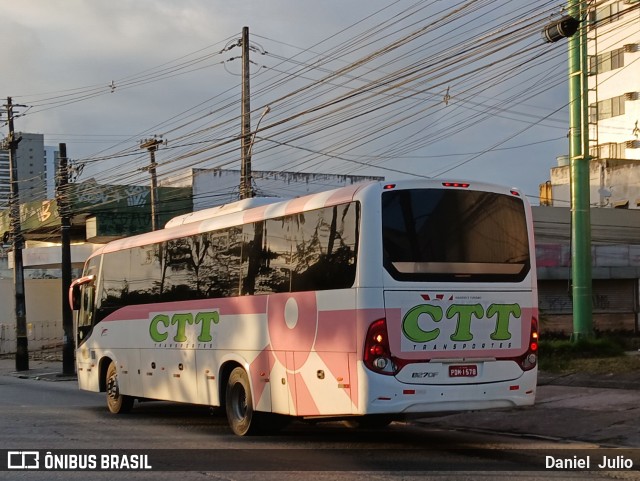 CTT - Contem Transporte Turismo 1578 na cidade de Recife, Pernambuco, Brasil, por Daniel  Julio. Número da foto: #12341074.