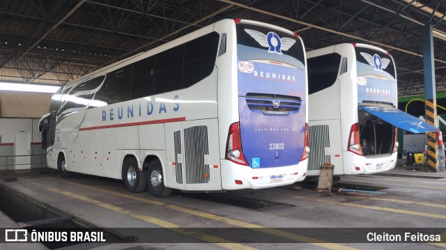Reunidas Transportes Coletivos 23802 na cidade de Goiânia, Goiás, Brasil, por Cleiton Feitosa. Número da foto: #12341541.