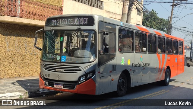 Viação Osasco 0881 na cidade de Osasco, São Paulo, Brasil, por Lucas Kevin. Número da foto: #12340276.