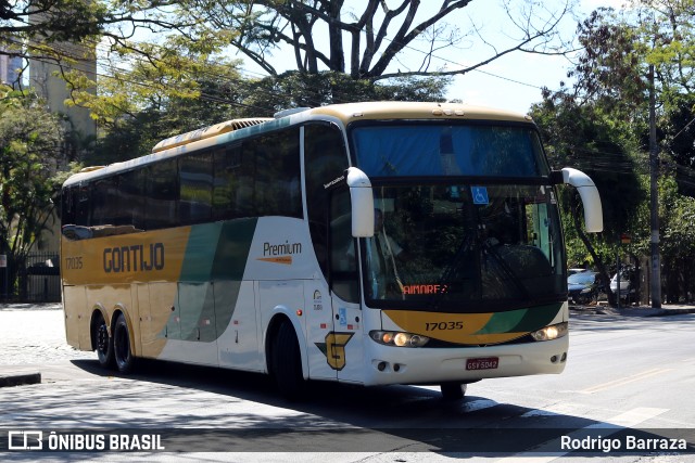 Empresa Gontijo de Transportes 17035 na cidade de Belo Horizonte, Minas Gerais, Brasil, por Rodrigo Barraza. Número da foto: #12340202.