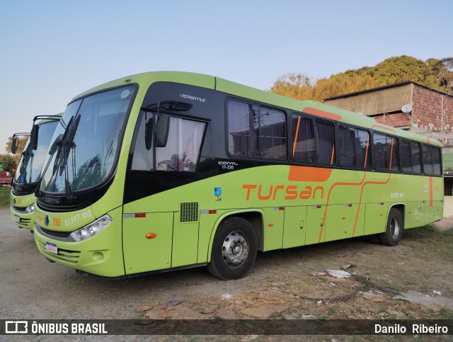 Tursan - Turismo Santo André 750 (RJ 597.162) na cidade de Volta Redonda, Rio de Janeiro, Brasil, por Danilo  Ribeiro. Número da foto: #12340876.