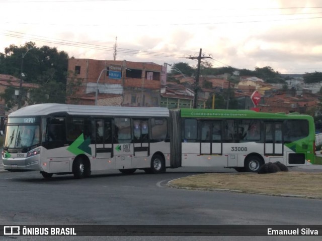 Auto Ônibus São João 33008 na cidade de Feira de Santana, Bahia, Brasil, por Emanuel Silva. Número da foto: #12340479.