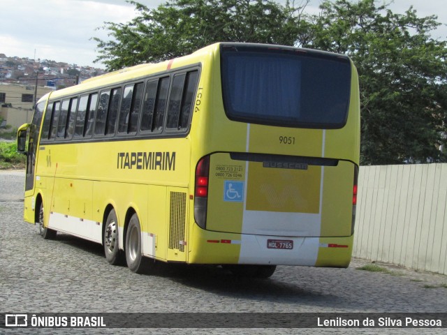 Viação Itapemirim 9051 na cidade de Caruaru, Pernambuco, Brasil, por Lenilson da Silva Pessoa. Número da foto: #12341089.