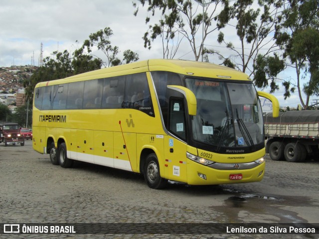 Viação Itapemirim 60023 na cidade de Caruaru, Pernambuco, Brasil, por Lenilson da Silva Pessoa. Número da foto: #12341034.