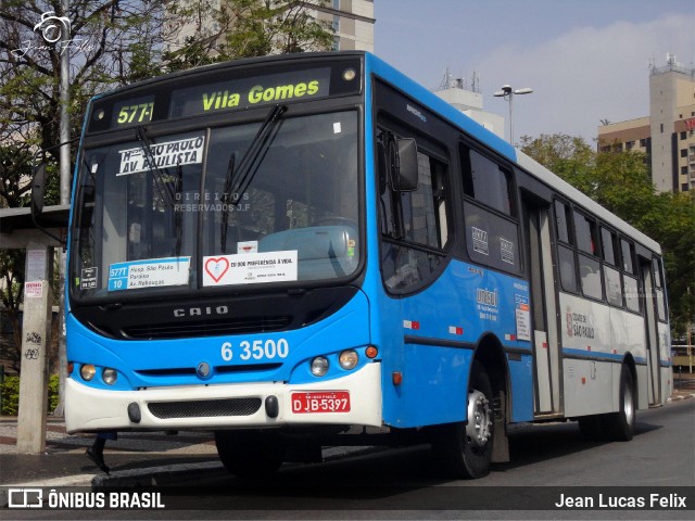 Viação Paratodos > São Jorge > Metropolitana São Paulo > Mobibrasil 6 3500 na cidade de São Paulo, São Paulo, Brasil, por Jean Lucas Felix. Número da foto: #12341824.