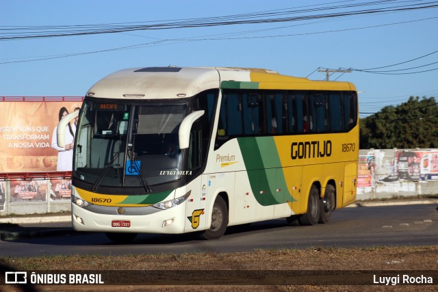Empresa Gontijo de Transportes 18670 na cidade de Vitória da Conquista, Bahia, Brasil, por Luygi Rocha. Número da foto: #12339561.