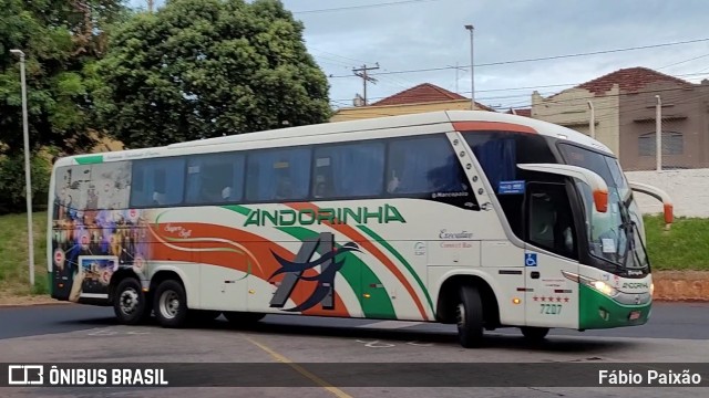 Empresa de Transportes Andorinha 7207 na cidade de Ribeirão Preto, São Paulo, Brasil, por Fábio Paixão. Número da foto: #12341191.