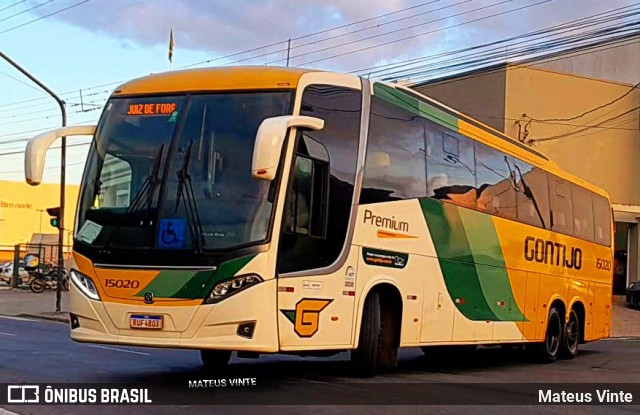 Empresa Gontijo de Transportes 15020 na cidade de Juiz de Fora, Minas Gerais, Brasil, por Mateus Vinte. Número da foto: #12296370.