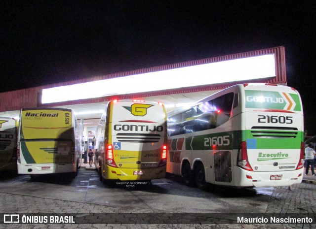 Empresa Gontijo de Transportes 21605 na cidade de João Monlevade, Minas Gerais, Brasil, por Maurício Nascimento. Número da foto: #12298704.