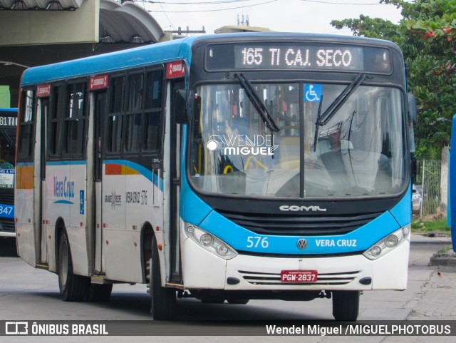 Expresso Vera Cruz 576 na cidade de Jaboatão dos Guararapes, Pernambuco, Brasil, por Wendel Miguel /MIGUELPHOTOBUS. Número da foto: #12296722.