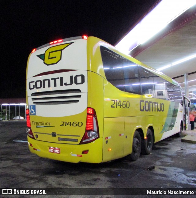 Empresa Gontijo de Transportes 21460 na cidade de João Monlevade, Minas Gerais, Brasil, por Maurício Nascimento. Número da foto: #12298486.