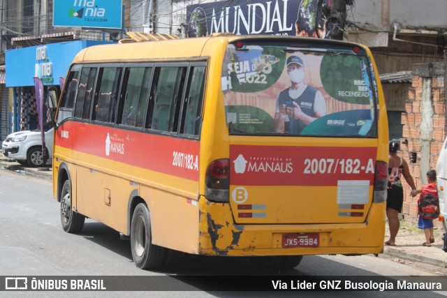 Manaos - Cooperativa de Transporte Alternativo Coletivo e Urbano do Estado do Amazonas 2007-182-A na cidade de Manaus, Amazonas, Brasil, por Via Lider GNZ Busologia Manaura. Número da foto: #12297450.