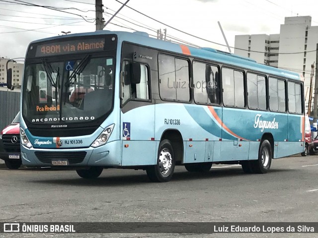Auto Ônibus Fagundes RJ 101.336 na cidade de Niterói, Rio de Janeiro, Brasil, por Luiz Eduardo Lopes da Silva. Número da foto: #12297069.