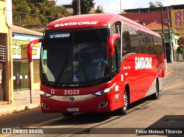 Viação Santa Cruz 31023 na cidade de Três Corações, Minas Gerais, Brasil, por Fábio Mateus Tibúrcio. Número da foto: #12297710.