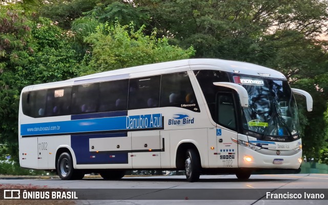 VIDA - Viação Danúbio Azul 11002 na cidade de São Paulo, São Paulo, Brasil, por Francisco Ivano. Número da foto: #12298495.