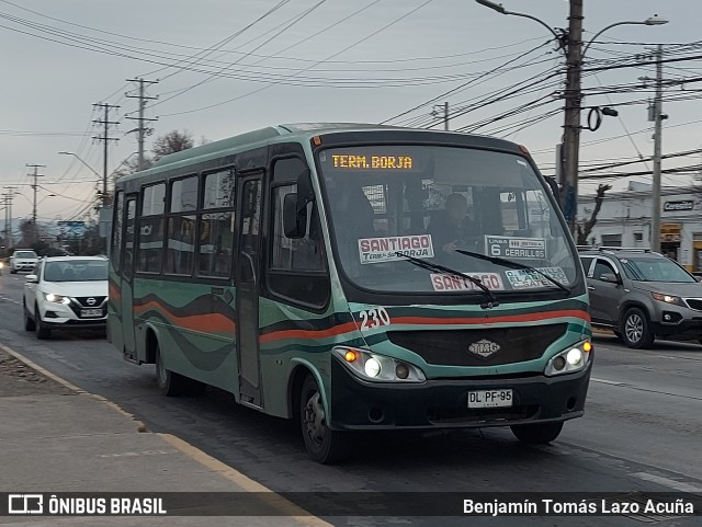 Flota Talagante 230 na cidade de Padre Hurtado, Talagante, Metropolitana de Santiago, Chile, por Benjamín Tomás Lazo Acuña. Número da foto: #12298466.