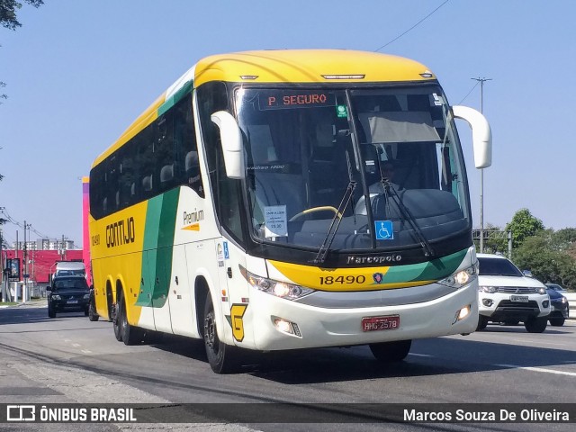 Empresa Gontijo de Transportes 18490 na cidade de São Paulo, São Paulo, Brasil, por Marcos Souza De Oliveira. Número da foto: #12297737.