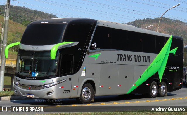 Transrio Tur 220 na cidade de Aparecida, São Paulo, Brasil, por Andrey Gustavo. Número da foto: #12298360.
