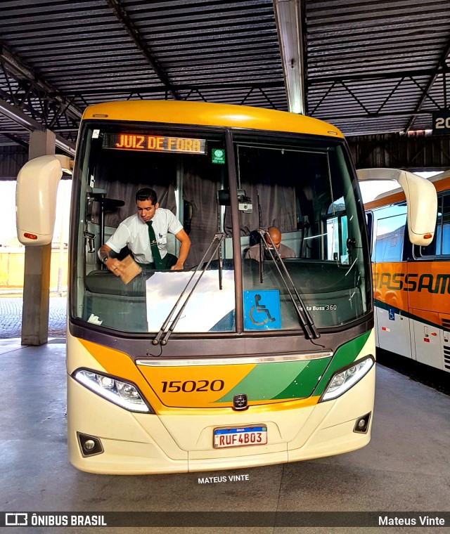 Empresa Gontijo de Transportes 15020 na cidade de Juiz de Fora, Minas Gerais, Brasil, por Mateus Vinte. Número da foto: #12296428.