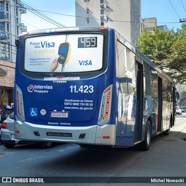 Viação Pirajuçara 11.423 na cidade de São Paulo, São Paulo, Brasil, por Michel Nowacki. Número da foto: #12298489.