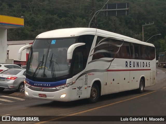 Reunidas Transportes Coletivos 30258 na cidade de Seara, Santa Catarina, Brasil, por Luís Gabriel H. Macedo. Número da foto: #12296302.