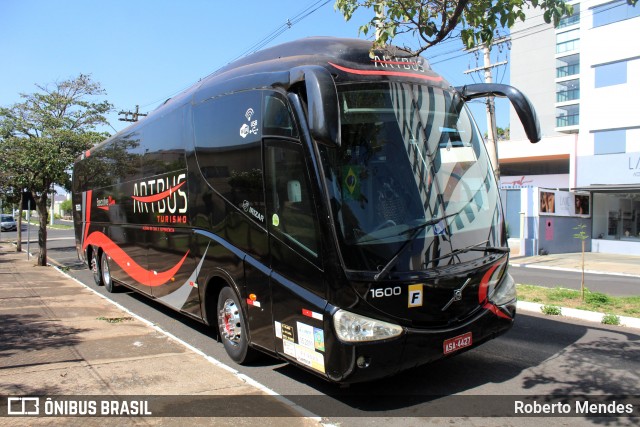 Artbus Turismo 1600 na cidade de Marília, São Paulo, Brasil, por Roberto Mendes. Número da foto: #12298693.
