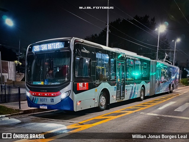 Next Mobilidade - ABC Sistema de Transporte 8377 na cidade de São Bernardo do Campo, São Paulo, Brasil, por Willian Jonas Borges Leal. Número da foto: #12296744.