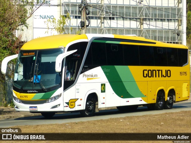 Empresa Gontijo de Transportes 19715 na cidade de Belo Horizonte, Minas Gerais, Brasil, por Matheus Adler. Número da foto: #12297948.