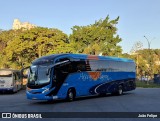 Empresa de Ônibus Pássaro Marron 5518 na cidade de Guaratinguetá, São Paulo, Brasil, por João Felipe. Número da foto: #:id.