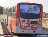 Itajaí Transportes Coletivos 2047 na cidade de Campinas, São Paulo, Brasil, por Tony Maykon Santos. Número da foto: #:id.