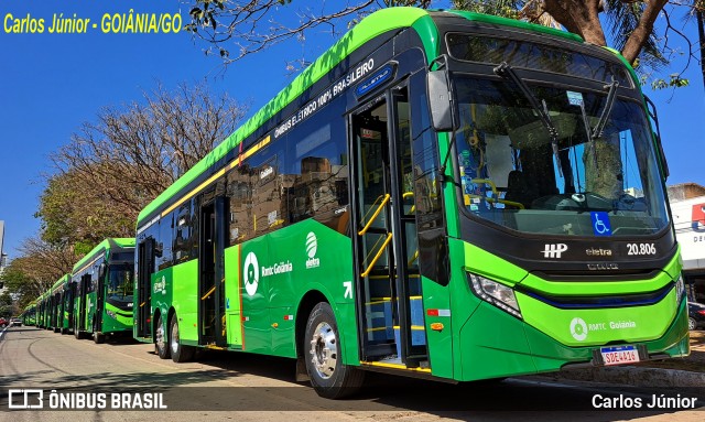 HP Transportes Coletivos 20.806 na cidade de Goiânia, Goiás, Brasil, por Carlos Júnior. Número da foto: #12343955.