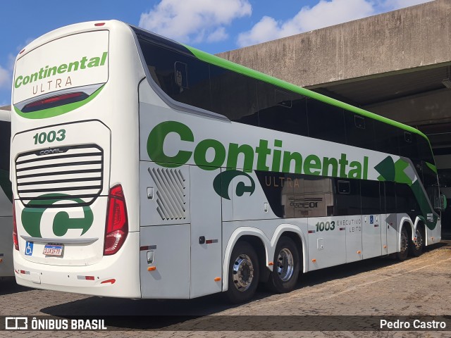 Viação Continental de Transportes 1003 na cidade de Belo Horizonte, Minas Gerais, Brasil, por Pedro Castro. Número da foto: #12344211.
